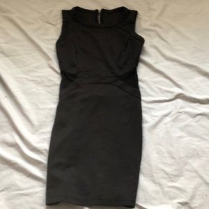 Black mini dress